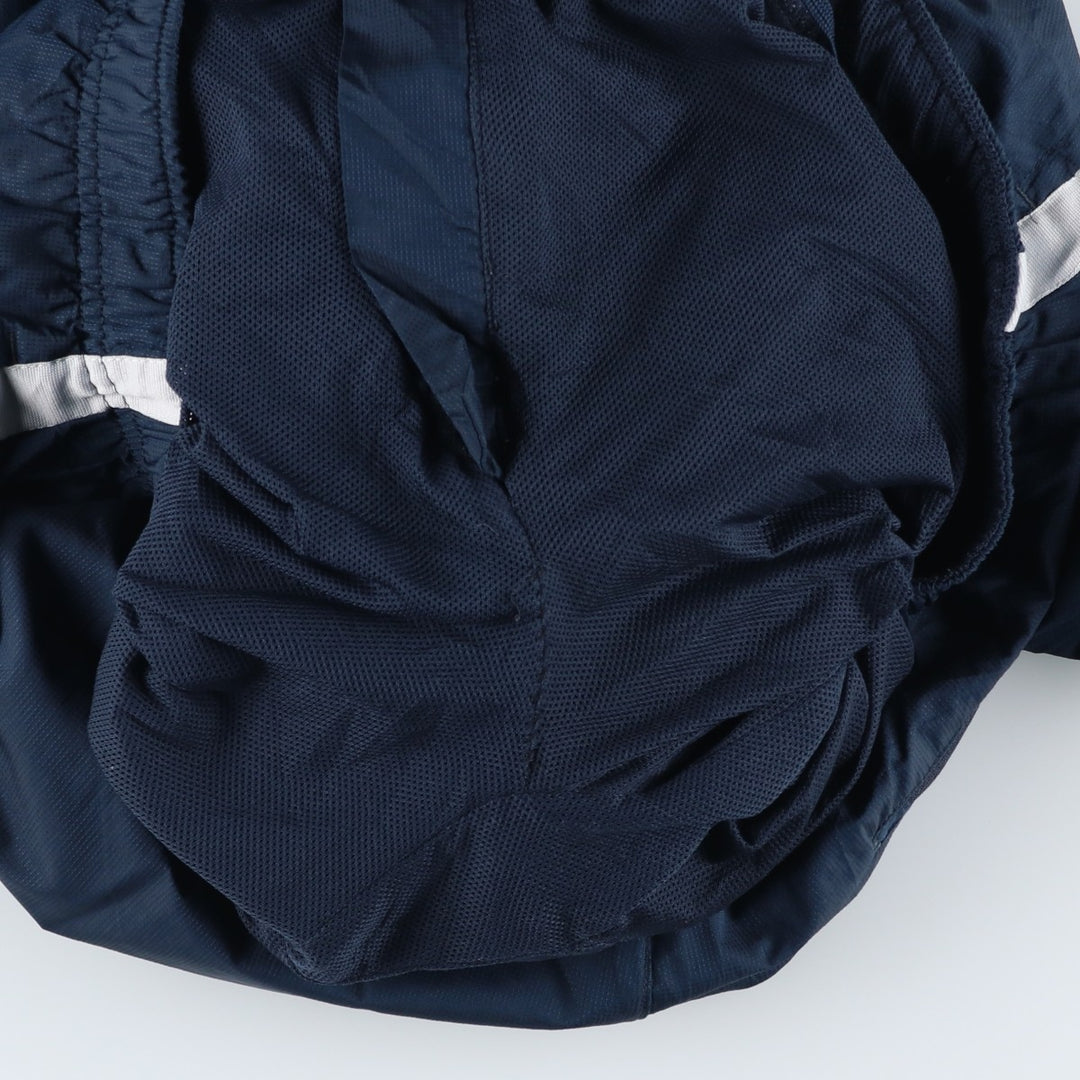 00'S Nike Warm-up Pants, Nylon Pants, Rustling Pants, Men's XL Size polyester navy blue type Vintage Second Hand