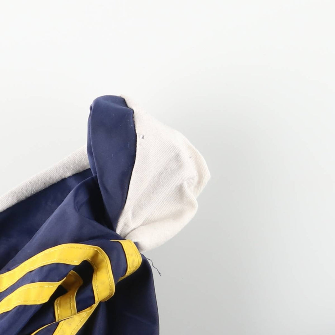 00'S Adidas nylon pants, rustling pants, men's size L Nylon navy blue type Vintage Second Hand