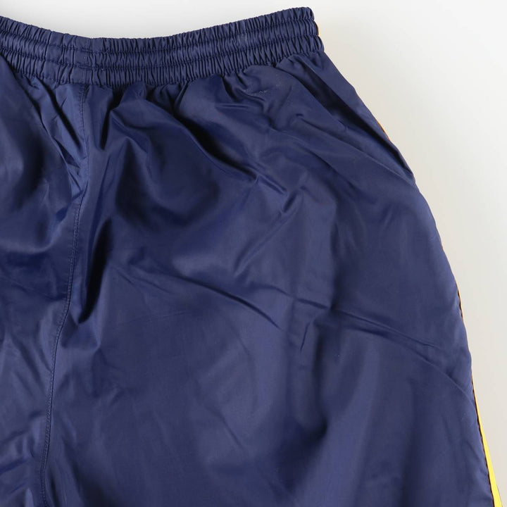 00'S Adidas nylon pants, rustling pants, men's size L Nylon navy blue type Vintage Second Hand