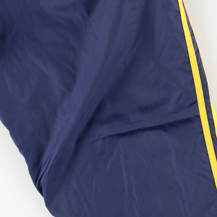 00'S Adidas nylon pants, rustling pants, men's size L Nylon navy blue type Vintage Second Hand