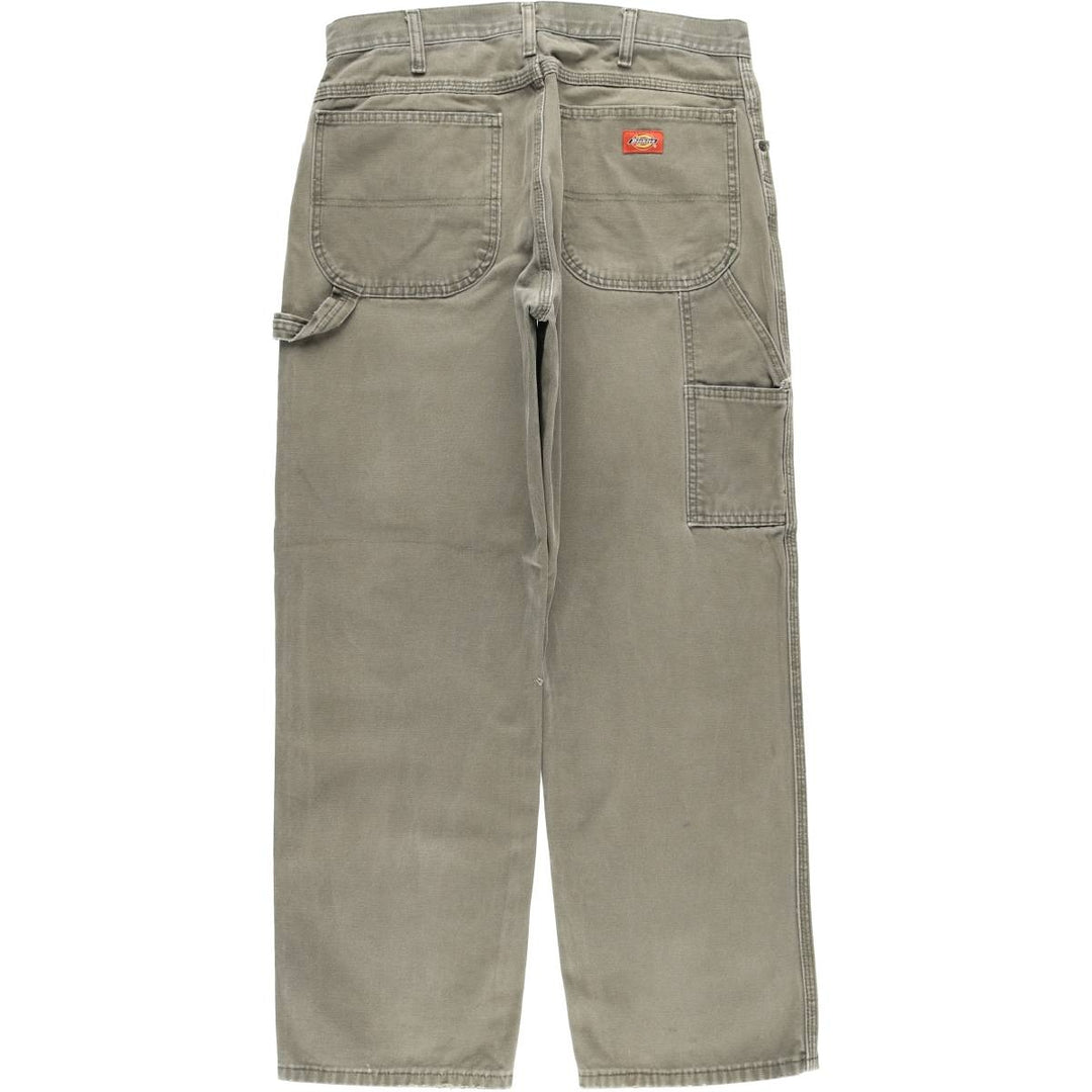 Dickies Duck Painter Pants Men's W33 equivalent cotton Khaki type sage green Vintage Second Hand