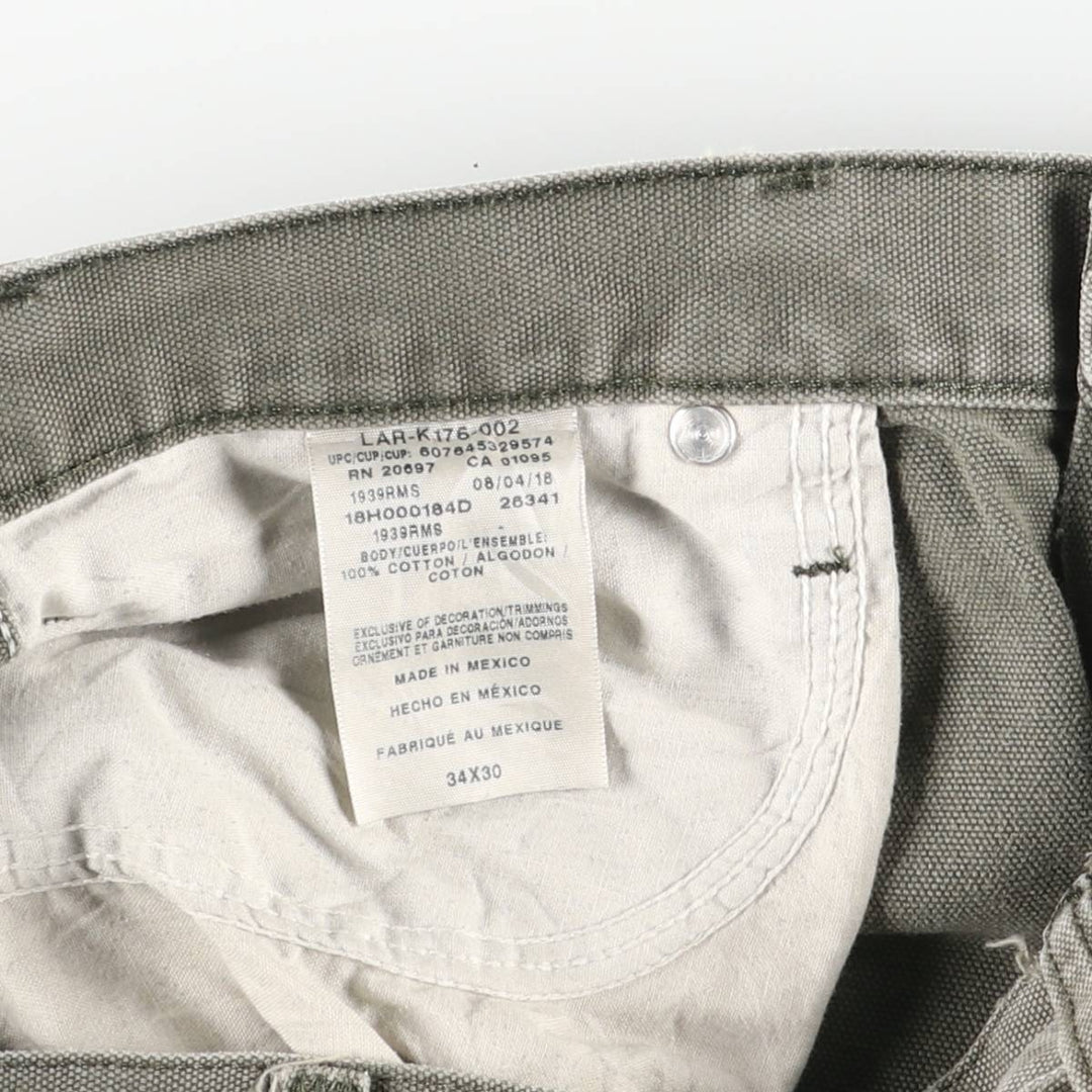 Dickies Duck Painter Pants Men's W33 equivalent cotton Khaki type sage green Vintage Second Hand