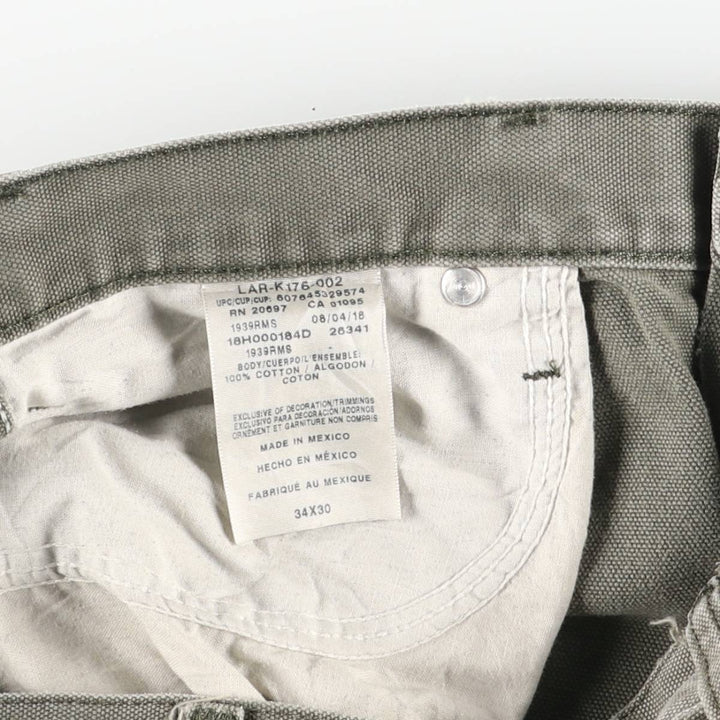 Dickies Duck Painter Pants Men's W33 equivalent cotton Khaki type sage green Vintage Second Hand