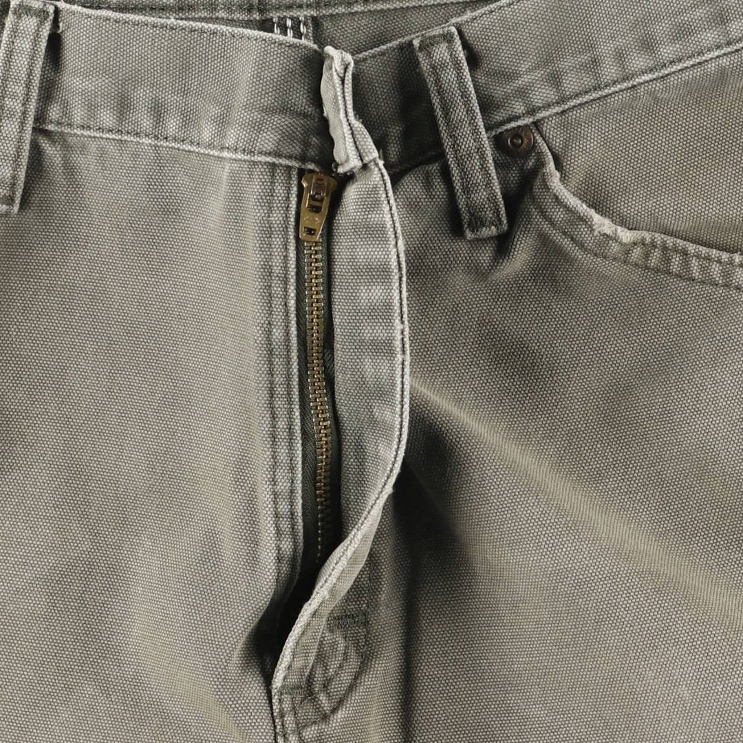 Dickies Duck Painter Pants Men's W33 equivalent cotton Khaki type sage green Vintage Second Hand