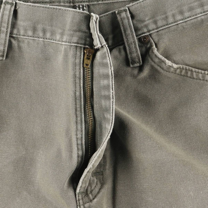 Dickies Duck Painter Pants Men's W33 equivalent cotton Khaki type sage green Vintage Second Hand
