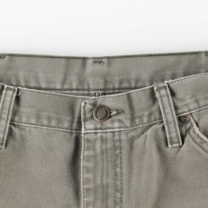Dickies Duck Painter Pants Men's W33 equivalent cotton Khaki type sage green Vintage Second Hand