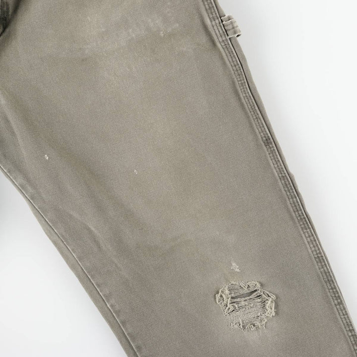 Dickies Duck Painter Pants Men's W33 equivalent cotton Khaki type sage green Vintage Second Hand