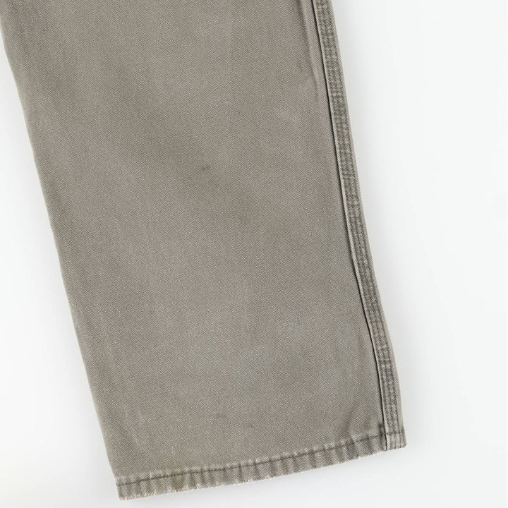 Dickies Duck Painter Pants Men's W33 equivalent cotton Khaki type sage green Vintage Second Hand
