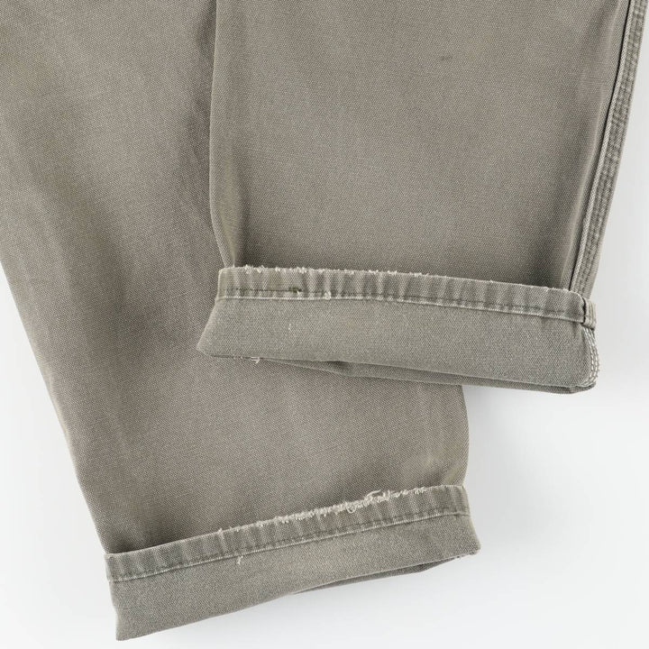 Dickies Duck Painter Pants Men's W33 equivalent cotton Khaki type sage green Vintage Second Hand
