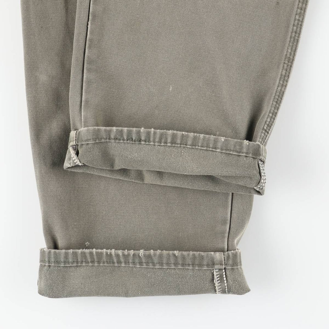 Dickies Duck Painter Pants Men's W33 equivalent cotton Khaki type sage green Vintage Second Hand