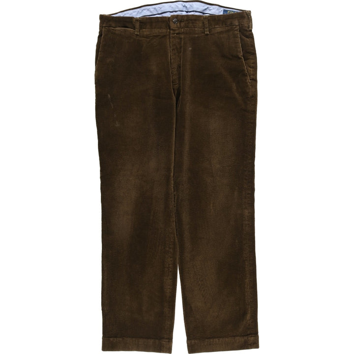Ralph Lauren POLO RALPH LAUREN CLASSIC FIT corduroy pants for men, size w36 cotton brown type Vintage Second Hand