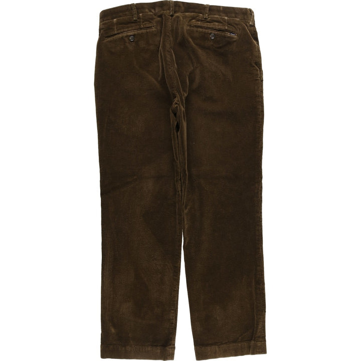 Ralph Lauren POLO RALPH LAUREN CLASSIC FIT corduroy pants for men, size w36 cotton brown type Vintage Second Hand