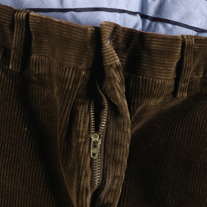 Ralph Lauren POLO RALPH LAUREN CLASSIC FIT corduroy pants for men, size w36 cotton brown type Vintage Second Hand