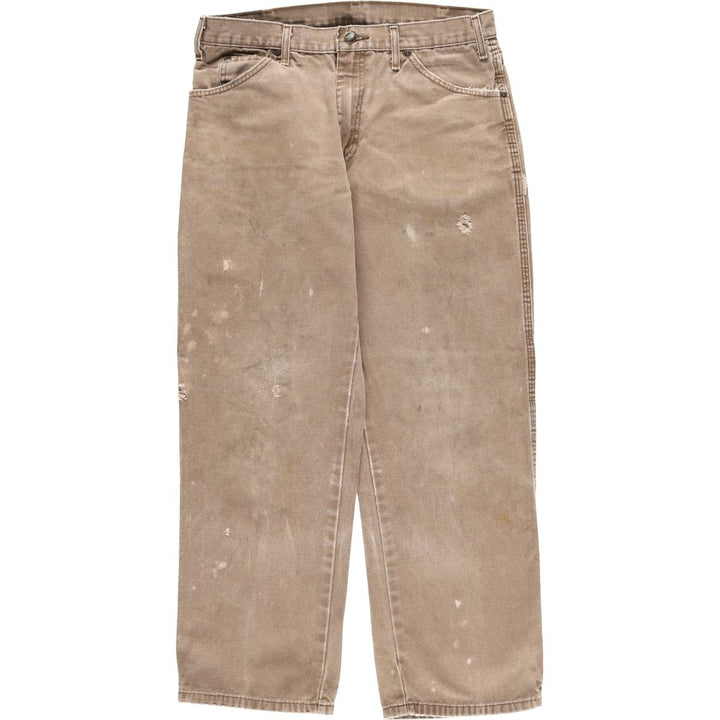 Dickies Duck Painter Pants Men's W33 equivalent cotton brown type Vintage Second Hand
