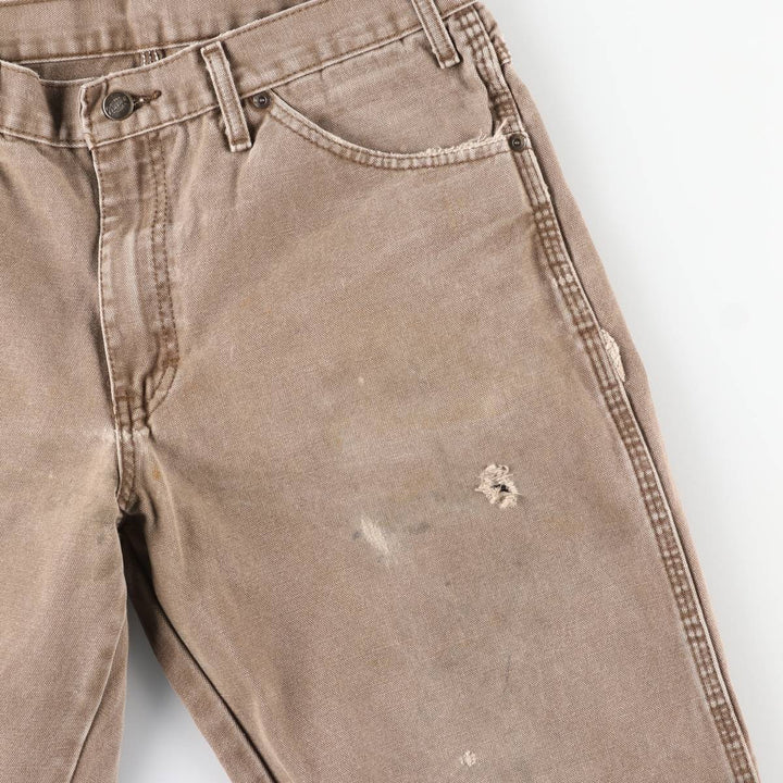 Dickies Duck Painter Pants Men's W33 equivalent cotton brown type Vintage Second Hand