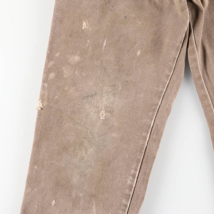 Dickies Duck Painter Pants Men's W33 equivalent cotton brown type Vintage Second Hand