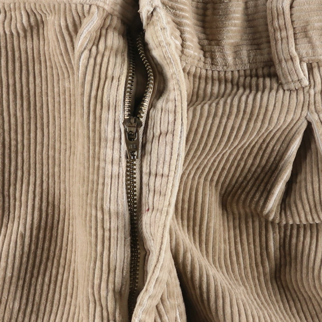 90'S Ralph Lauren CHAPS Two-pleat Corduroy Pants Men's W35 Vintage cotton beige type brown Vintage Second Hand