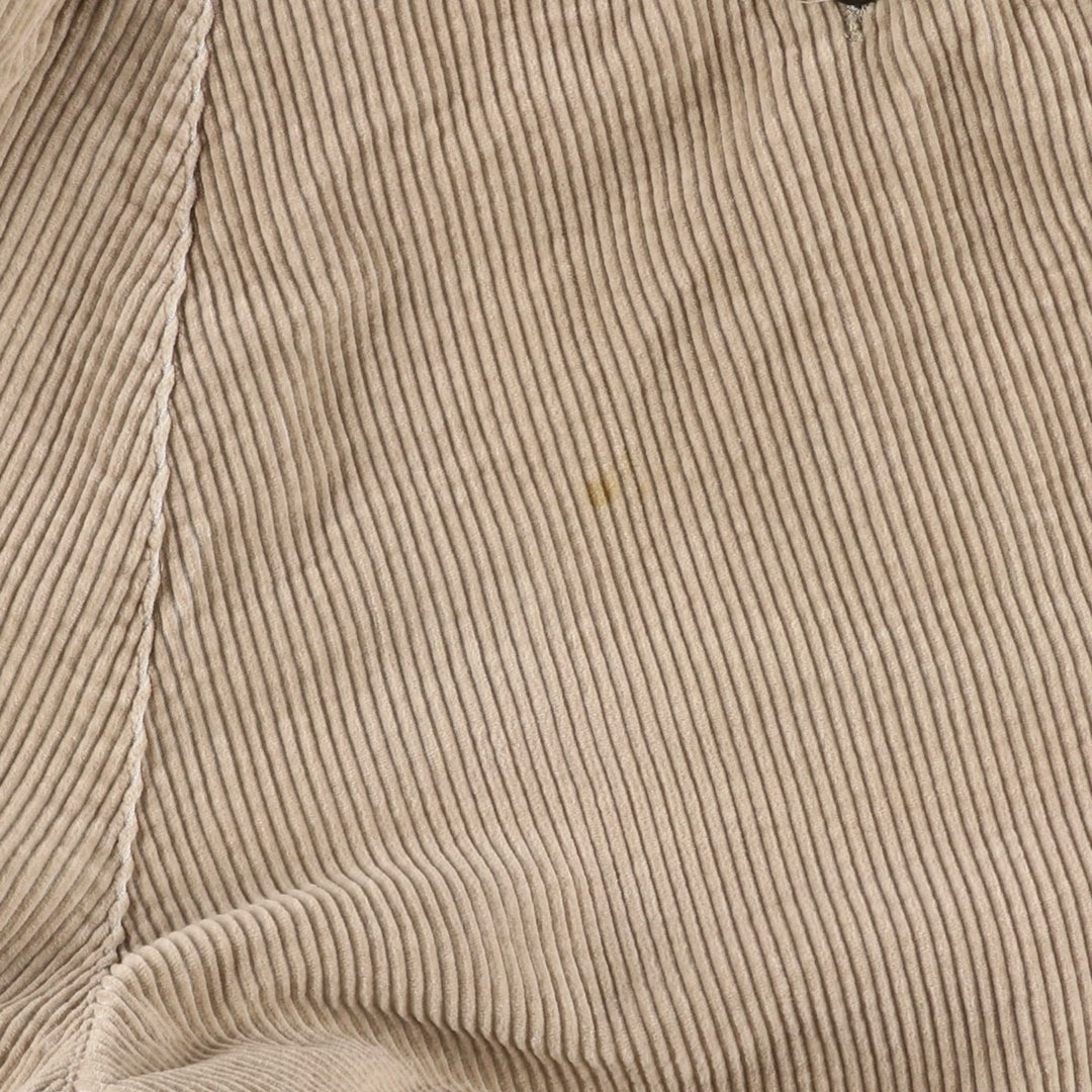 90'S Ralph Lauren CHAPS Two-pleat Corduroy Pants Men's W35 Vintage cotton beige type brown Vintage Second Hand