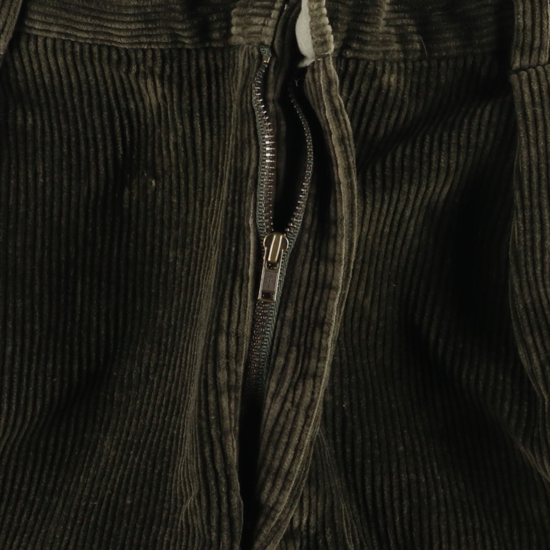 90'S Nautica Two-pleat Corduroy Pants, Men's, Vintage, Size 36 cotton Green type dark green Vintage Second Hand