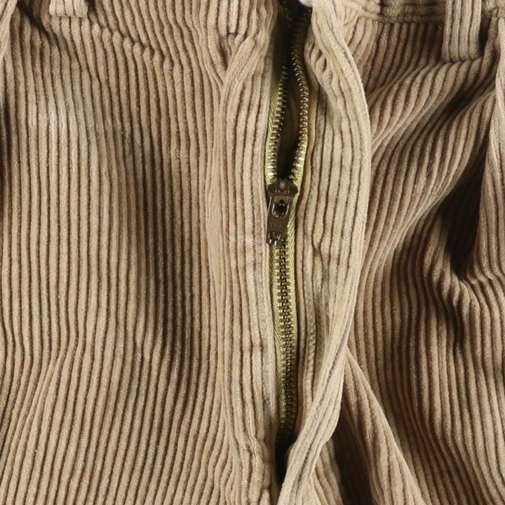 Ralph Lauren POLO by Ralph Lauren ANDREW PANT, two-pleat corduroy pants, men's, W33 equivalent cotton Beige type Vintage Second Hand