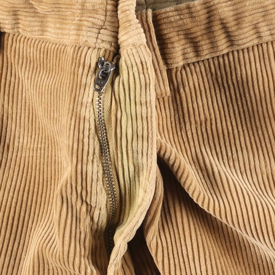 Ralph Lauren Polo by Ralph Lauren Preston Pant, wide ribbed corduroy pants, men's size W36 cotton beige type brown Vintage Second Hand