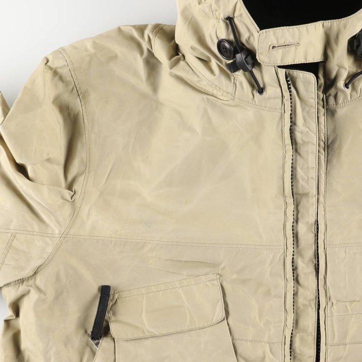 Ralph Lauren POLO by Ralph Lauren padded hoodie/puffer jacket, men's size XL Nylon Beige type Vintage Second Hand