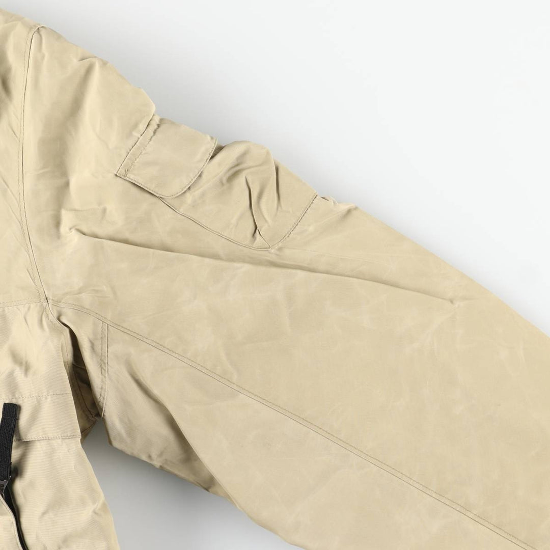 Ralph Lauren POLO by Ralph Lauren padded hoodie/puffer jacket, men's size XL Nylon Beige type Vintage Second Hand