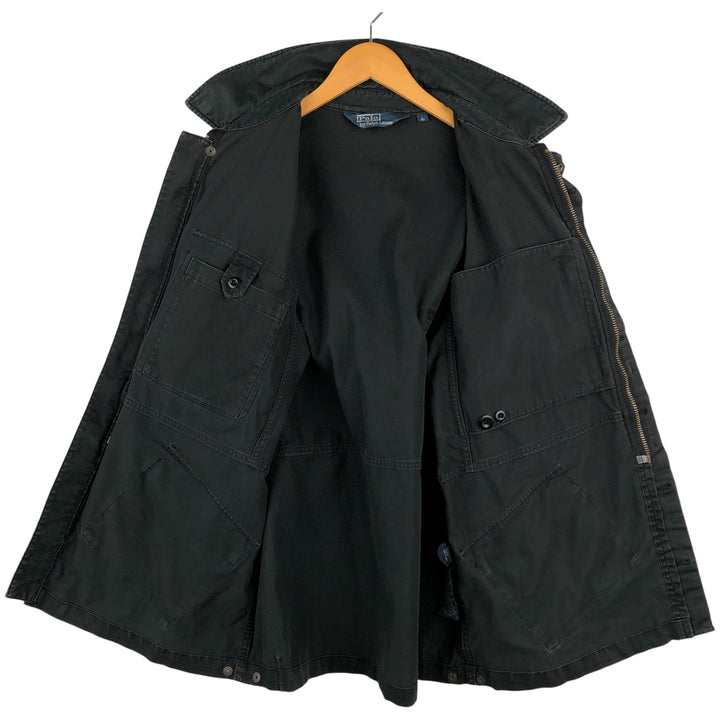 Ralph Lauren POLO by Ralph Lauren hunting jacket, men's size L cotton black type Vintage Second Hand