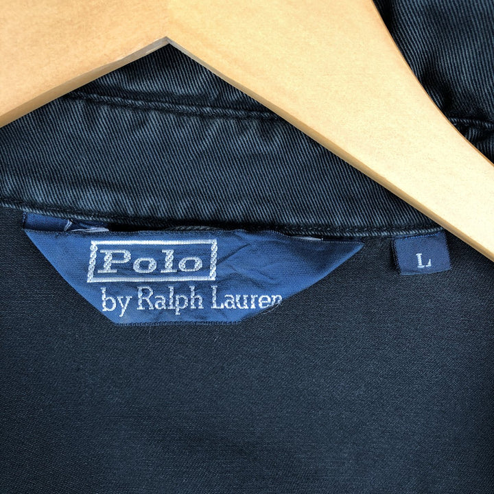 Ralph Lauren POLO by Ralph Lauren hunting jacket, men's size L cotton black type Vintage Second Hand