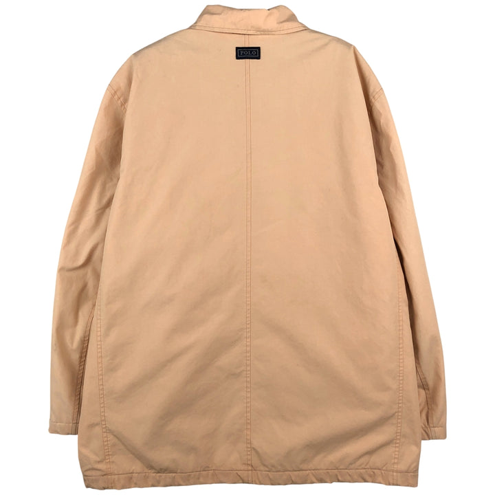 Ralph Lauren POLO by Ralph Lauren padded puffer jacket, men's size L cotton pink type Vintage Second Hand