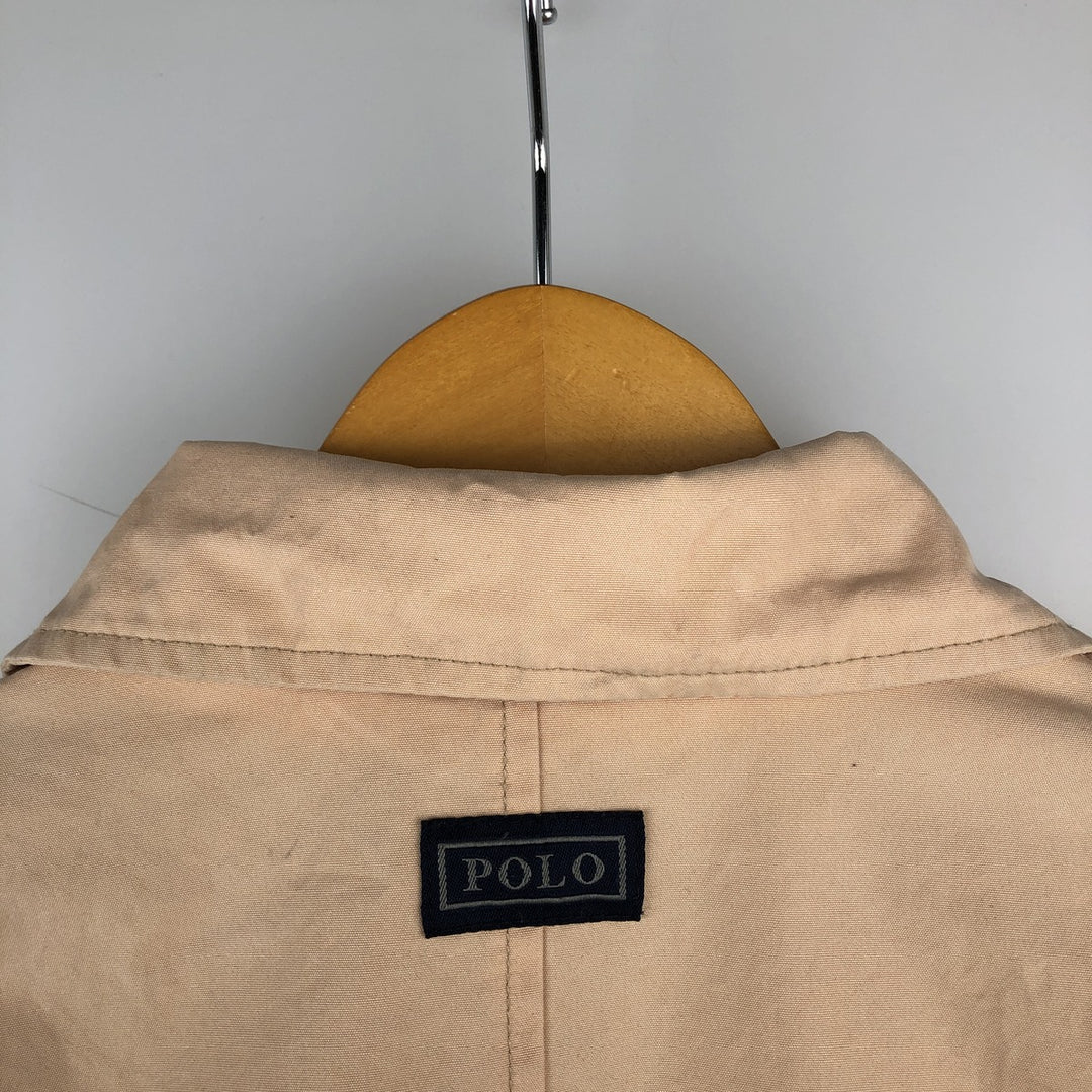 Ralph Lauren POLO by Ralph Lauren padded puffer jacket, men's size L cotton pink type Vintage Second Hand