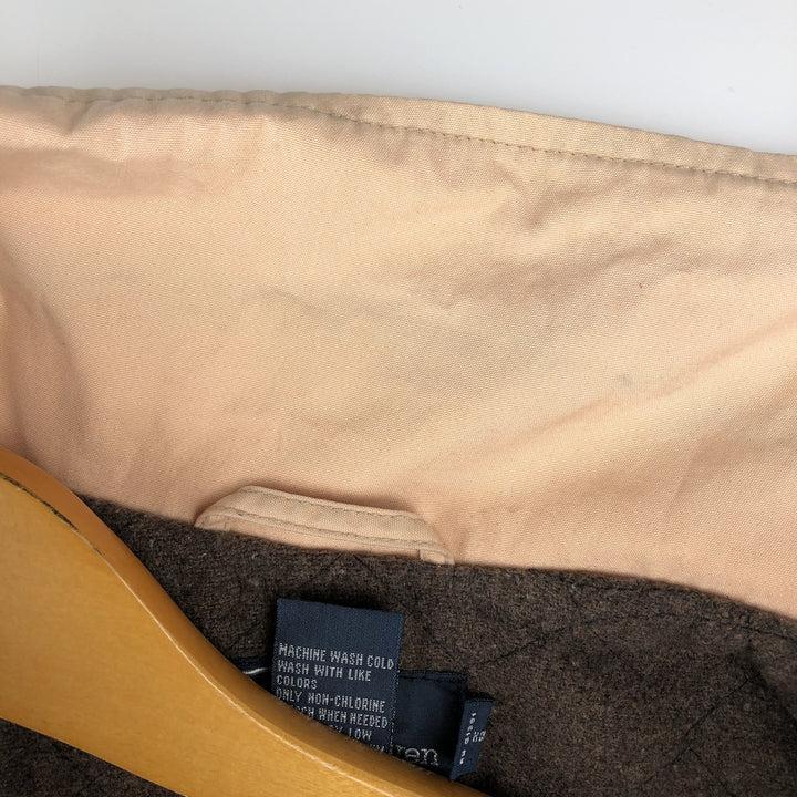 Ralph Lauren POLO by Ralph Lauren padded puffer jacket, men's size L cotton pink type Vintage Second Hand