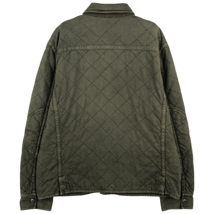 Ralph Lauren POLO RALPH LAUREN quilted puffer jacket, men's size XL cotton Khaki type Vintage Second Hand