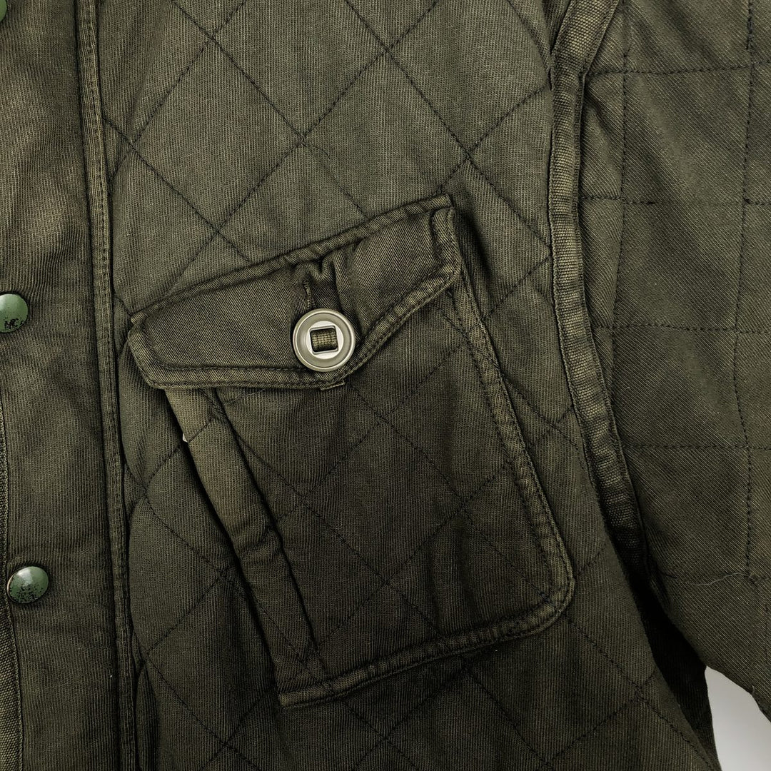 Ralph Lauren POLO RALPH LAUREN quilted puffer jacket, men's size XL cotton Khaki type Vintage Second Hand