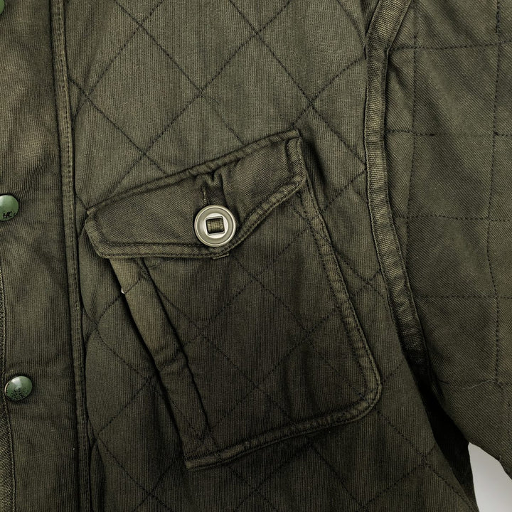 Ralph Lauren POLO RALPH LAUREN quilted puffer jacket, men's size XL cotton Khaki type Vintage Second Hand