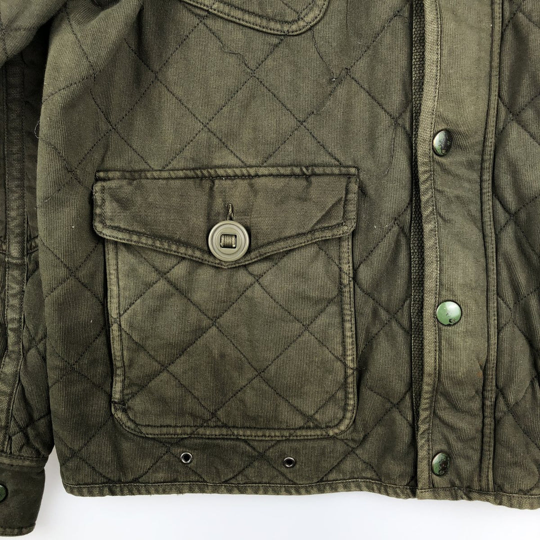 Ralph Lauren POLO RALPH LAUREN quilted puffer jacket, men's size XL cotton Khaki type Vintage Second Hand