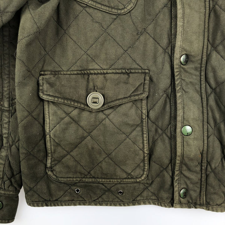 Ralph Lauren POLO RALPH LAUREN quilted puffer jacket, men's size XL cotton Khaki type Vintage Second Hand