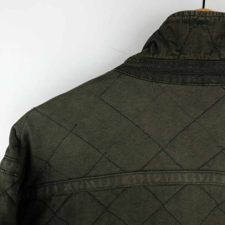 Ralph Lauren POLO RALPH LAUREN quilted puffer jacket, men's size XL cotton Khaki type Vintage Second Hand