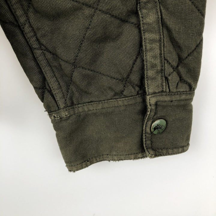 Ralph Lauren POLO RALPH LAUREN quilted puffer jacket, men's size XL cotton Khaki type Vintage Second Hand