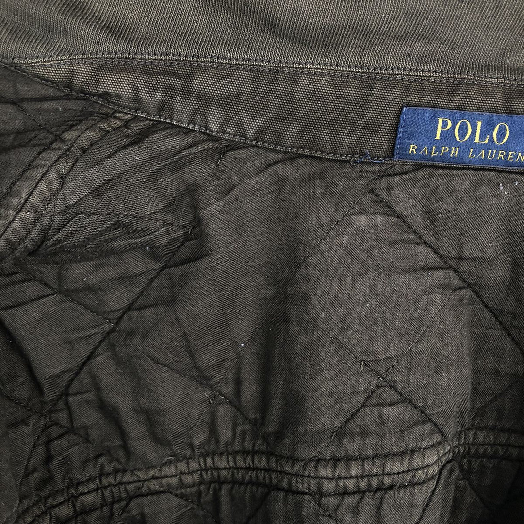 Ralph Lauren POLO RALPH LAUREN quilted puffer jacket, men's size XL cotton Khaki type Vintage Second Hand