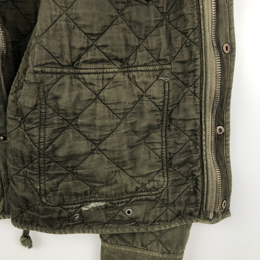 Ralph Lauren POLO RALPH LAUREN quilted puffer jacket, men's size XL cotton Khaki type Vintage Second Hand