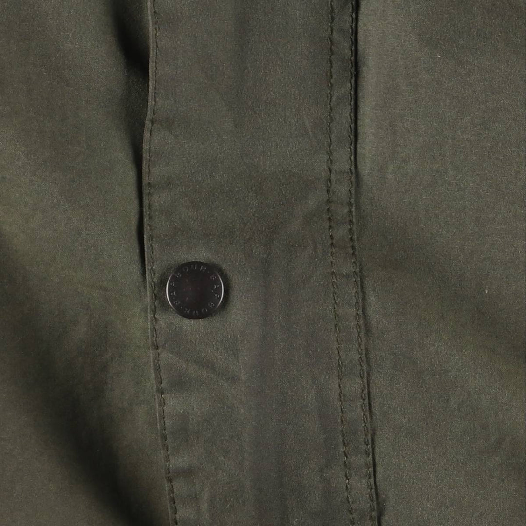 2000'S Barbour Bedale 3-Warrant Waxed Cotton Oiled Jacket, Made in England, Men's XXL equivalent. Waxed cotton Khaki type Vintage Second Hand