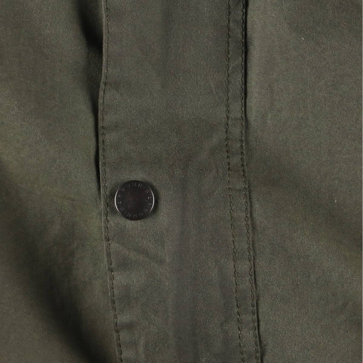 2000'S Barbour Bedale 3-Warrant Waxed Cotton Oiled Jacket, Made in England, Men's XXL equivalent. Waxed cotton Khaki type Vintage Second Hand