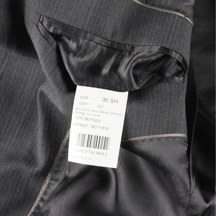 Brooks Brothers 346 Striped Wool Tailored Jacket, Men's Size Medium wool gray type Vintage Second Hand