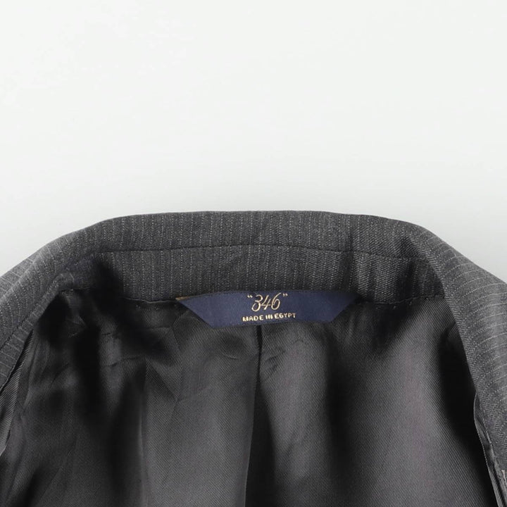 Brooks Brothers 346 Striped Wool Tailored Jacket, Men's Size Medium wool gray type Vintage Second Hand