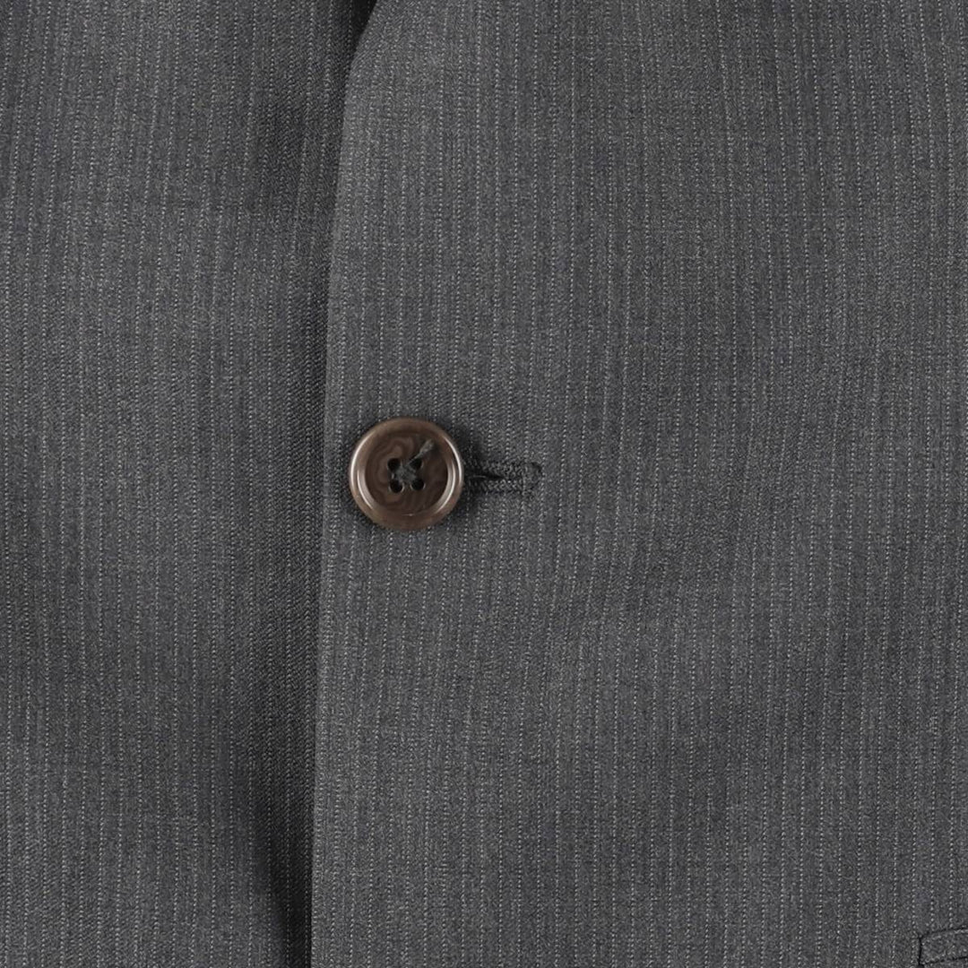 Brooks Brothers 346 Striped Wool Tailored Jacket, Men's Size Medium wool gray type Vintage Second Hand