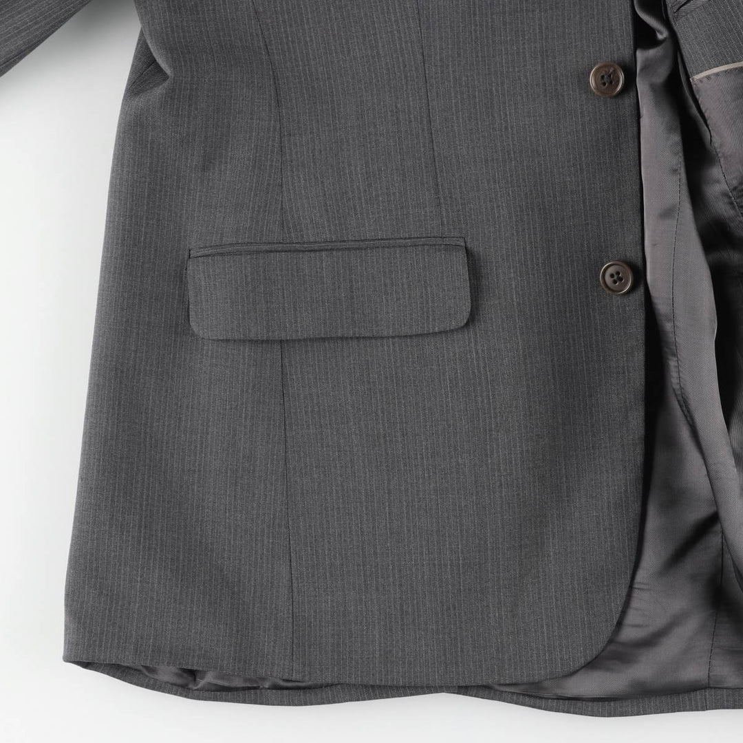 Brooks Brothers 346 Striped Wool Tailored Jacket, Men's Size Medium wool gray type Vintage Second Hand