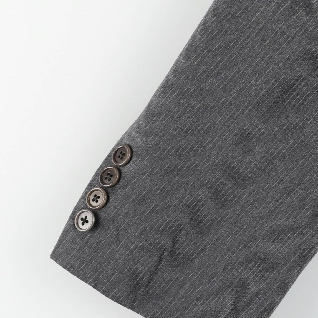 Brooks Brothers 346 Striped Wool Tailored Jacket, Men's Size Medium wool gray type Vintage Second Hand