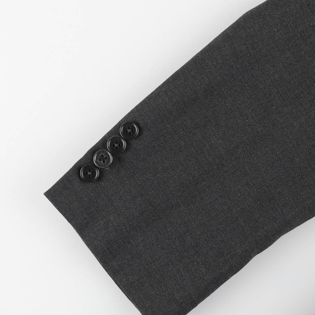 Brooks Brothers 346 Wool Tailored Jacket, Men's Size Medium wool Charcoal Vintage Second Hand