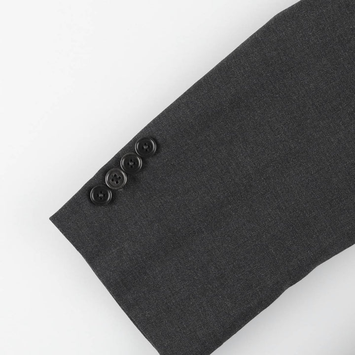 Brooks Brothers 346 Wool Tailored Jacket, Men's Size Medium wool Charcoal Vintage Second Hand